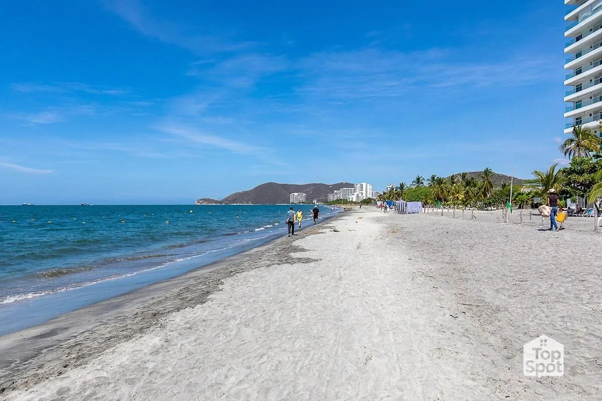 Topspot In Santa Marta With Jacuzzi And Vista Al Mar 0*, Santa Marta (Magdalena) Colombia